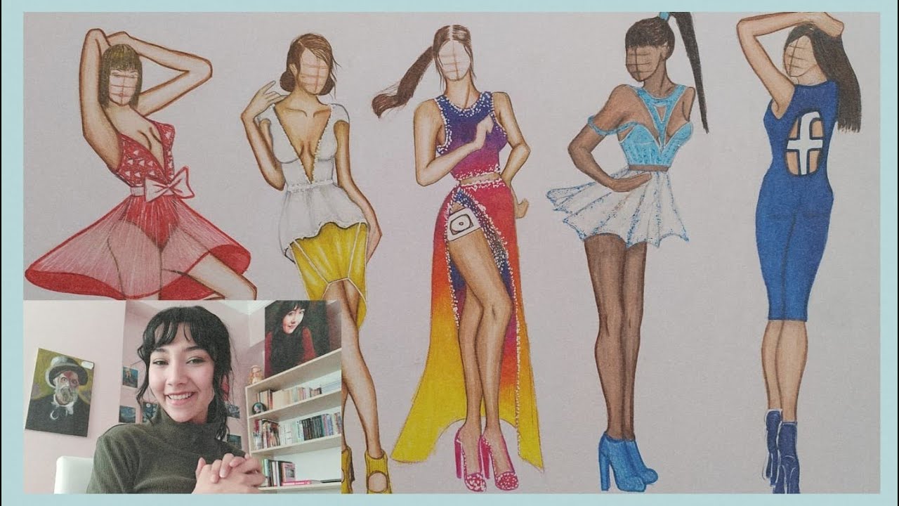 İlk Moda İllüstrasyonlarıma Bakıyorum! | 2014-2015 |  💃🏻