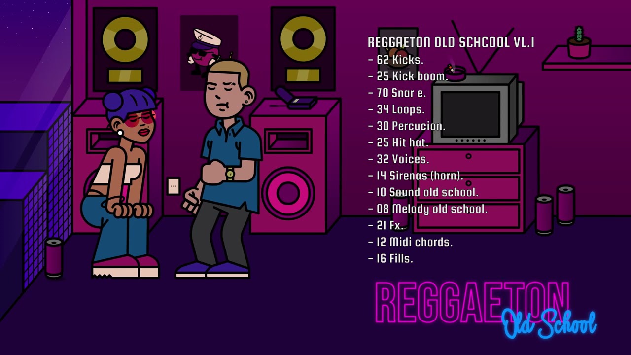Librería Reggaeton Old School Vol 1 | Reggaeton Sample Pack Loops de Reggaeton