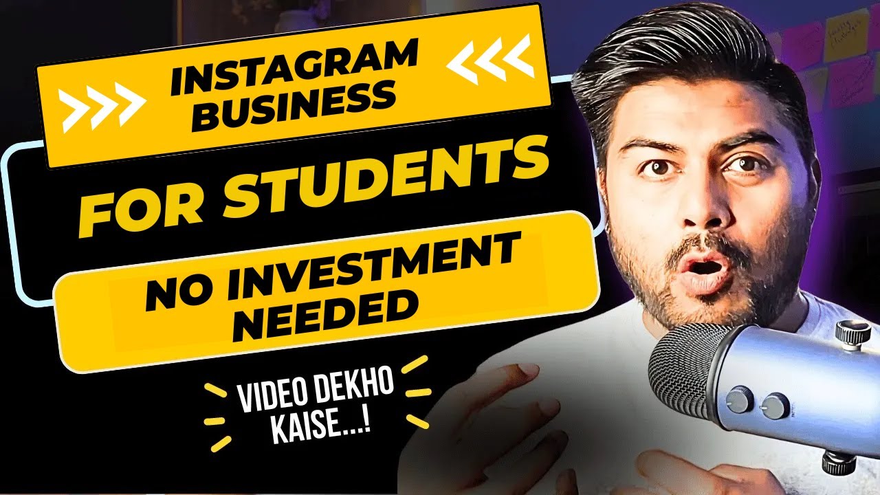 Instagram Business for Students | No Investment Needed | Hrishikesh Roy