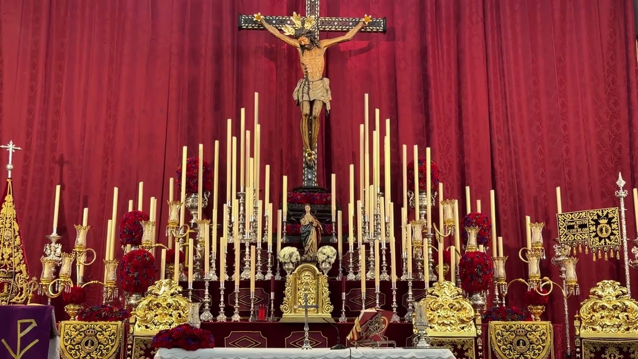Rafael Cortés. ALTAR SOLEMNES CULTOS STMO. CRISTO DE CONFALÓN 10 marzo 2026