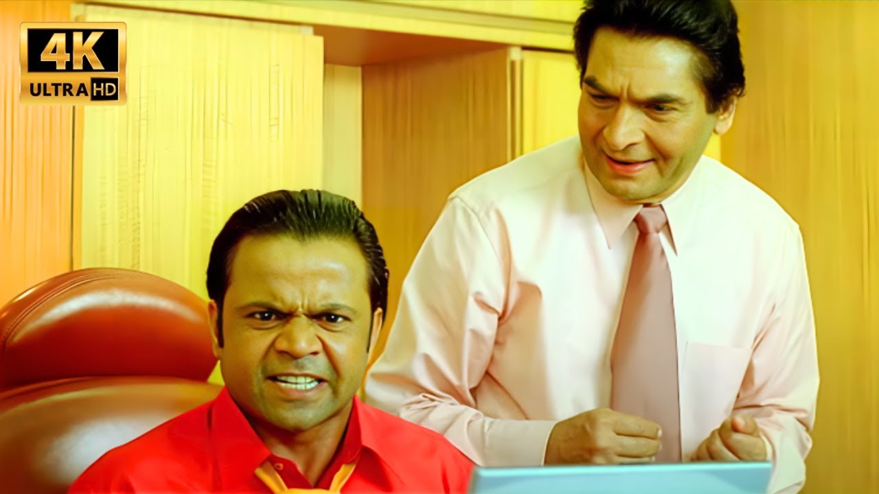 Rajpal Yadav: इतना बड़ा कंठ लंगोट पहन कर इतनी मोटी पगार क्यों लेते हो - Dhol - Asrani - Comedy Scene