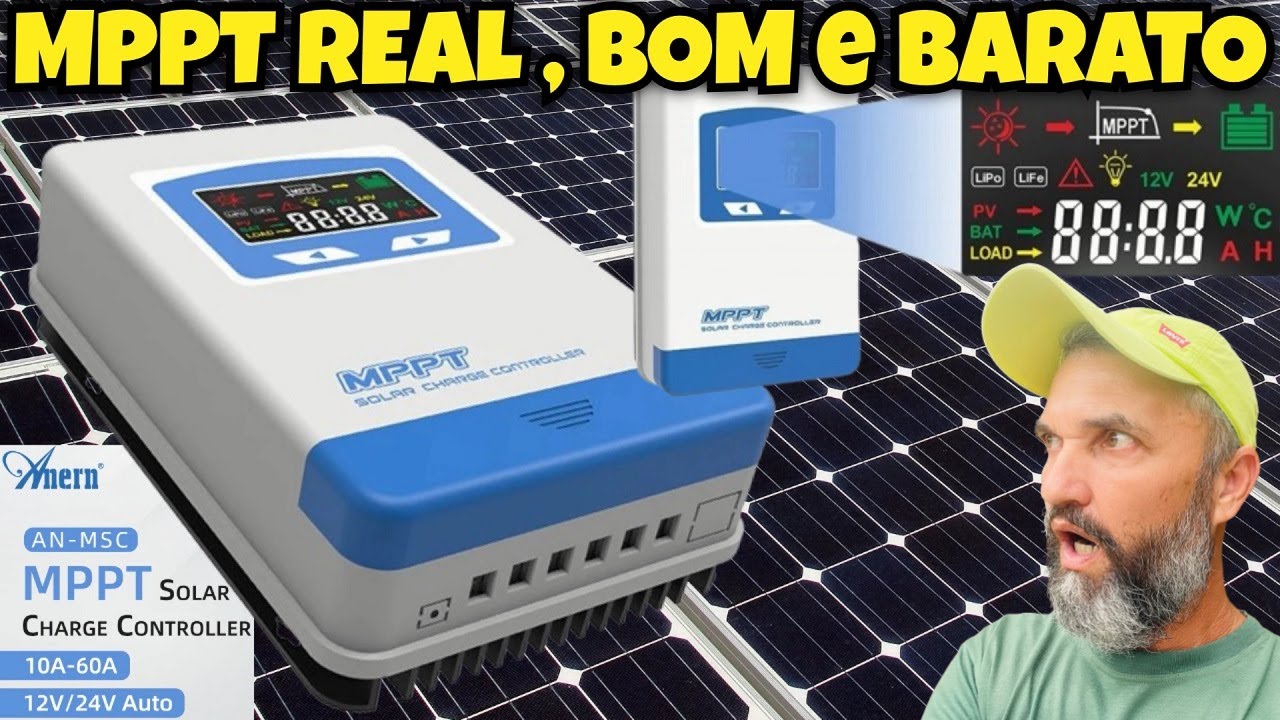 CONTROLADOR MPPT ANERN , Ótimo Custo Benefício ! 08-03-2025