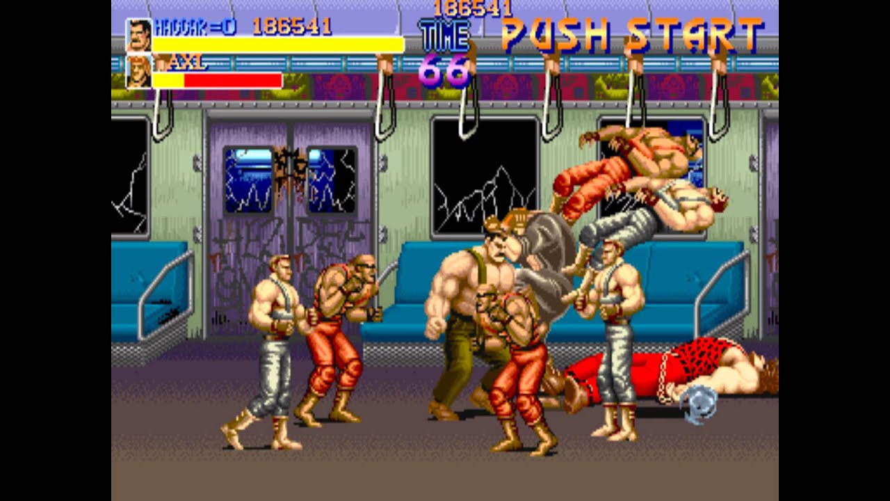 Final Fight (MAME64) gameplay