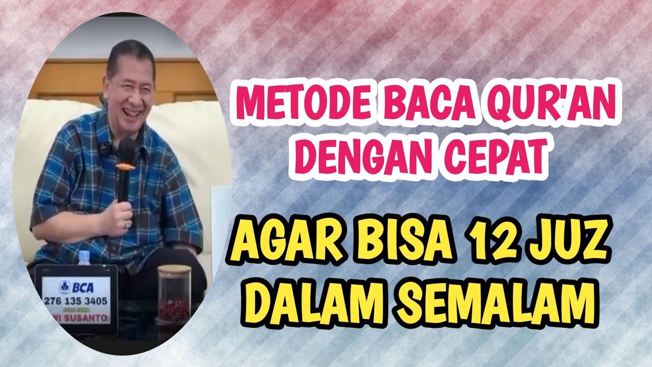 BACA QUR'AN 12 JUZ DI JAMIN KAYA RAYA DALAM SEKEJAB❗GAK PERCAYA BUKTIKAN SAJA..#hajidwisusanto 