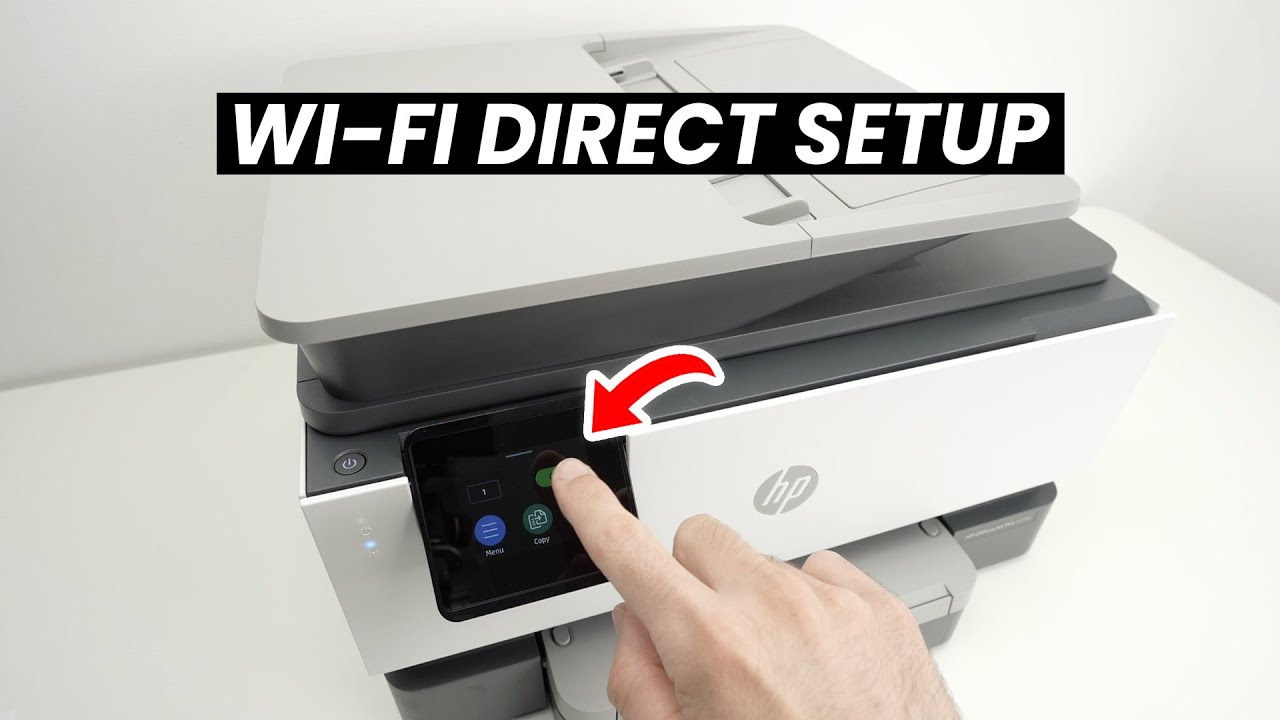 HP OfficeJet Pro 9125e : How to Setup Wi-Fi Direct