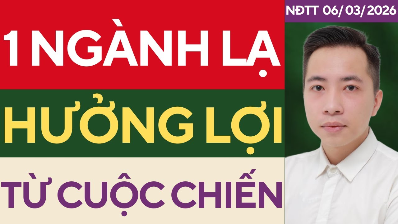 1 NGÀNH LẠ HƯỞNG LỢI TỪ CUỘC CHIẾN  | CHỨNG KHOÁN HÔM NAY