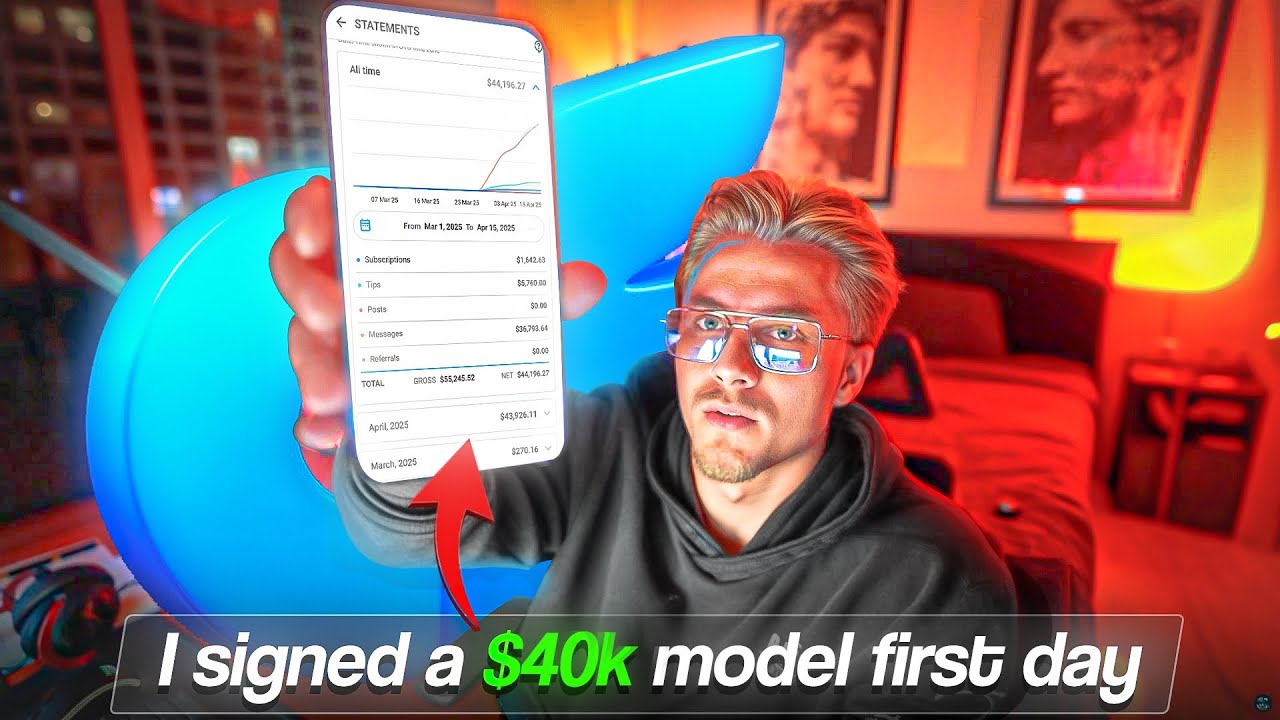 I Signed a $40K Per Month Model on DAY 1 of My OFM Agency Journey?
