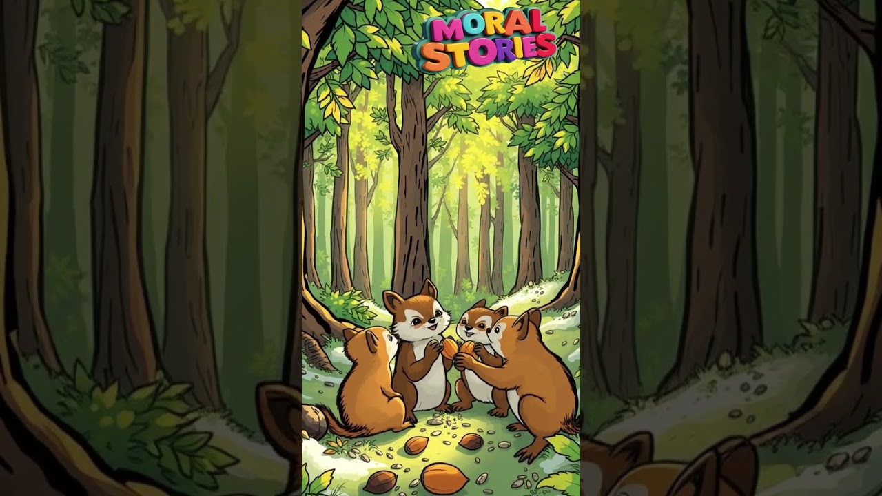 The Lazy Squirrel #moralstories #viralvideo #shorts #shortvideo