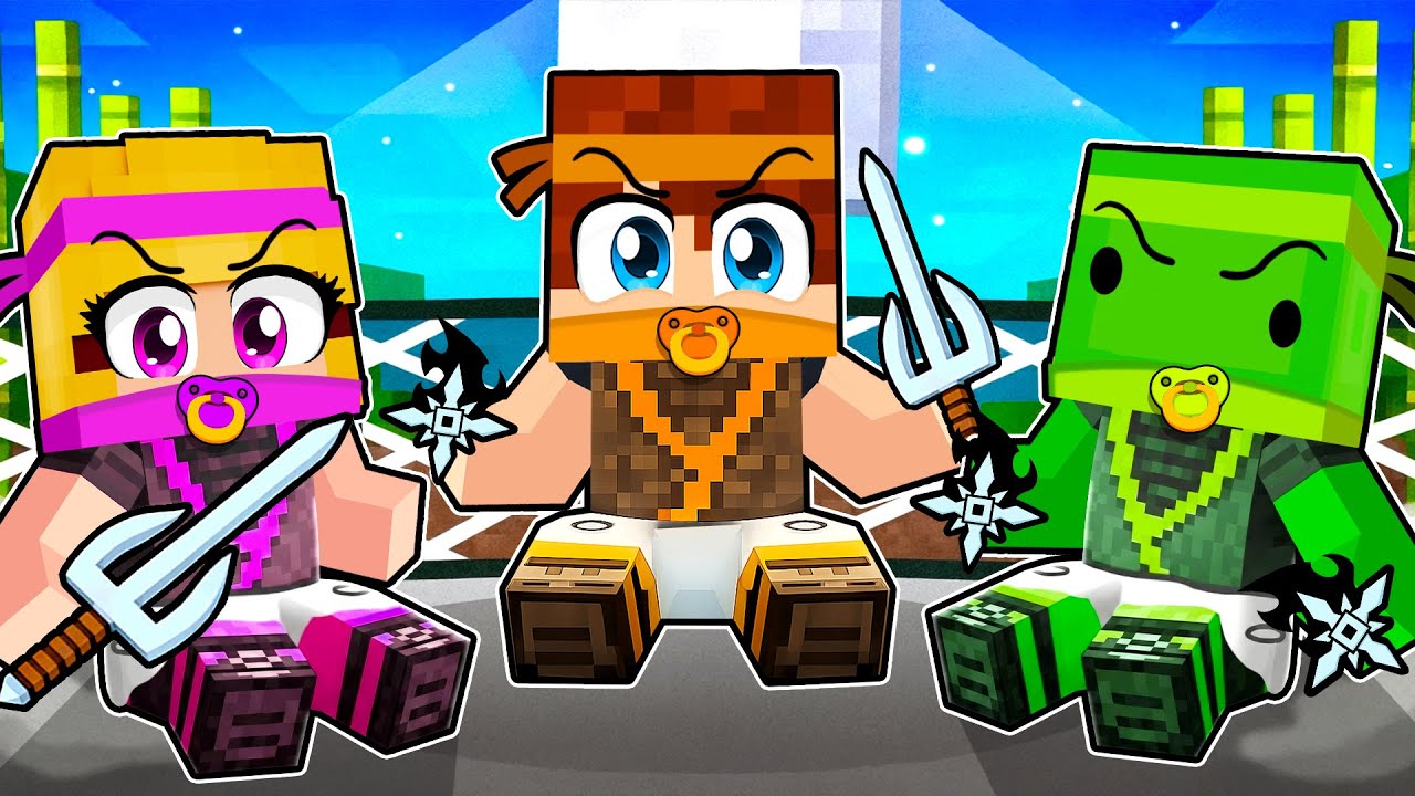 STALIŚMY SIĘ DZIEĆMI NINJA w Minecraft!