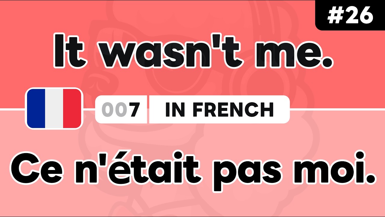 Learn ‘It wasn't ~’ in French 🇫🇷 Daily Beginner Phrases (Ep. #26)