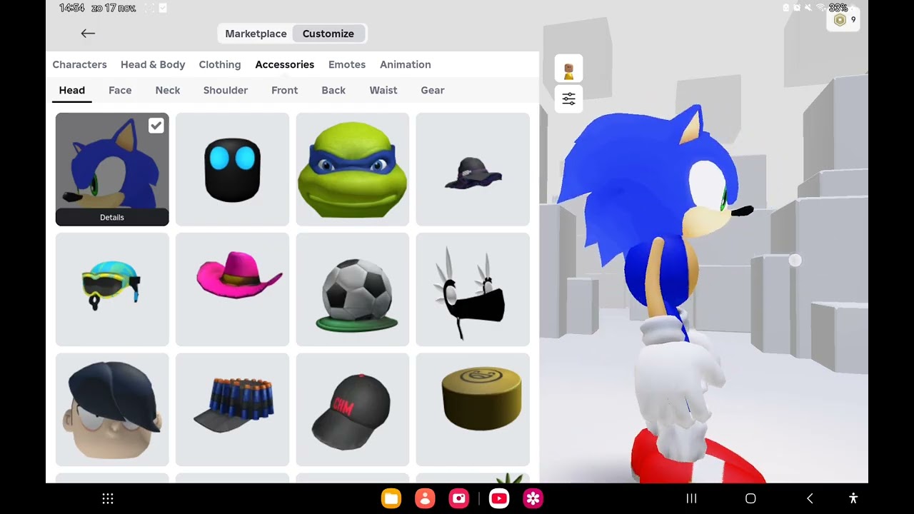 how to make sonic in roblox!! 🦔🦔💙💙