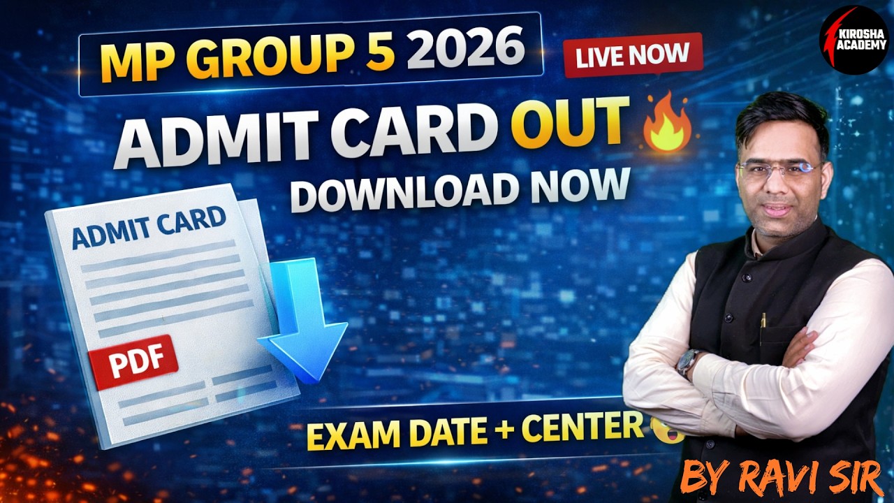 MP Group 5 Admit Card 2026 OUT 🚨 Download Now | Staff Nurse Exam Date | MPESB Update
