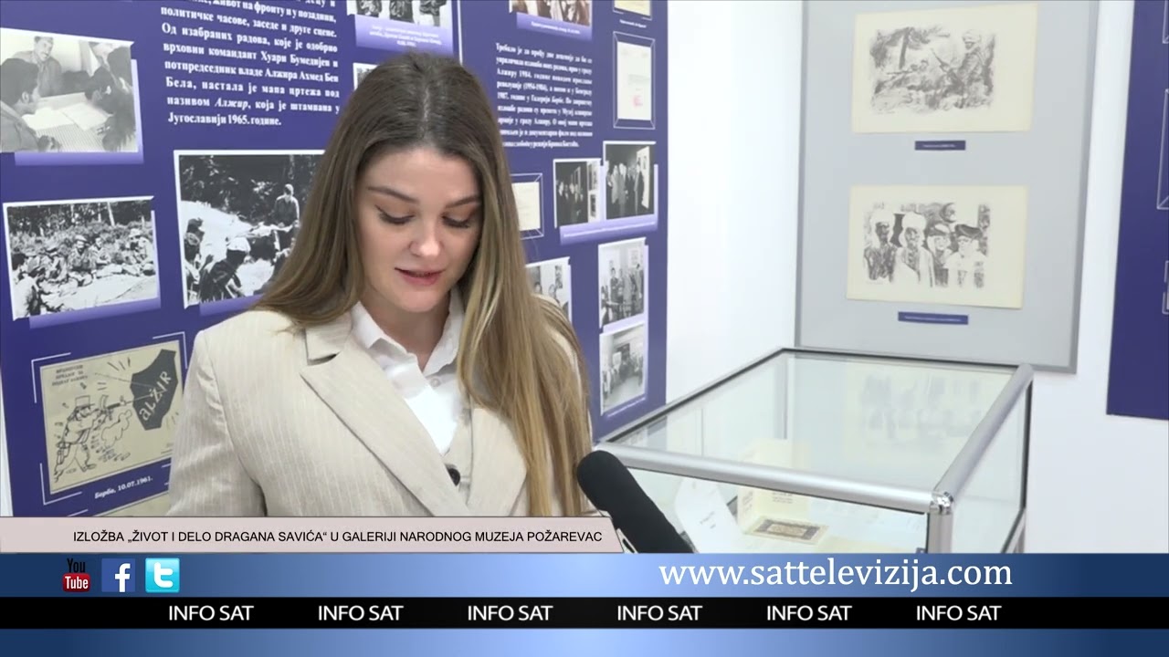 IZLOŽBA „ŽIVOT I DELO DRAGANA SAVIĆA“ U GALERIJI NARODNOG MUZEJA POŽAREVAC
