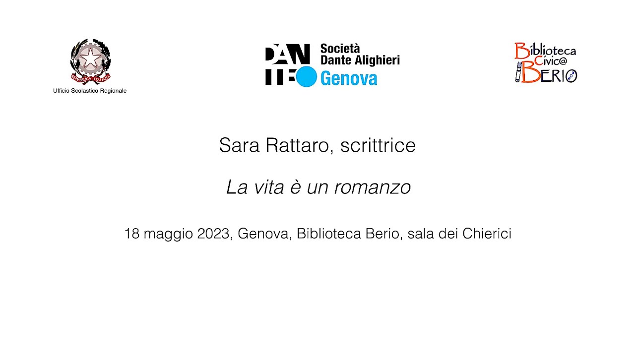 2023 incontro 6 - Sara Rattaro, scrittrice - La vita è un romanzo