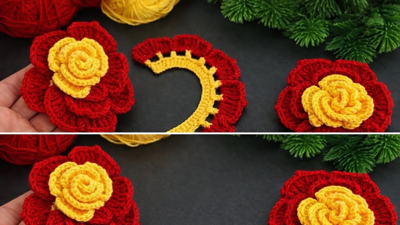 Çok güzel  ve kolay gül yapımı