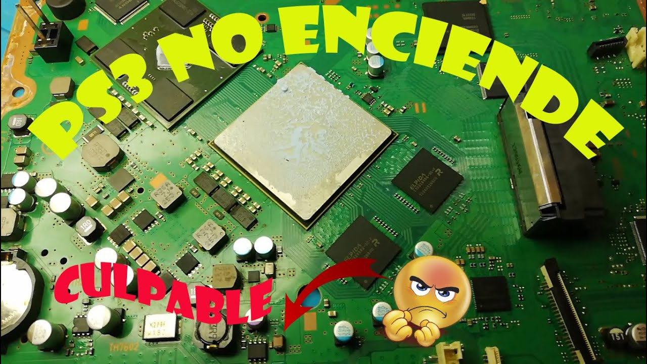 PS3 SUPER SLIM 4K  NO ENCIENDE CORTO EN PLACA