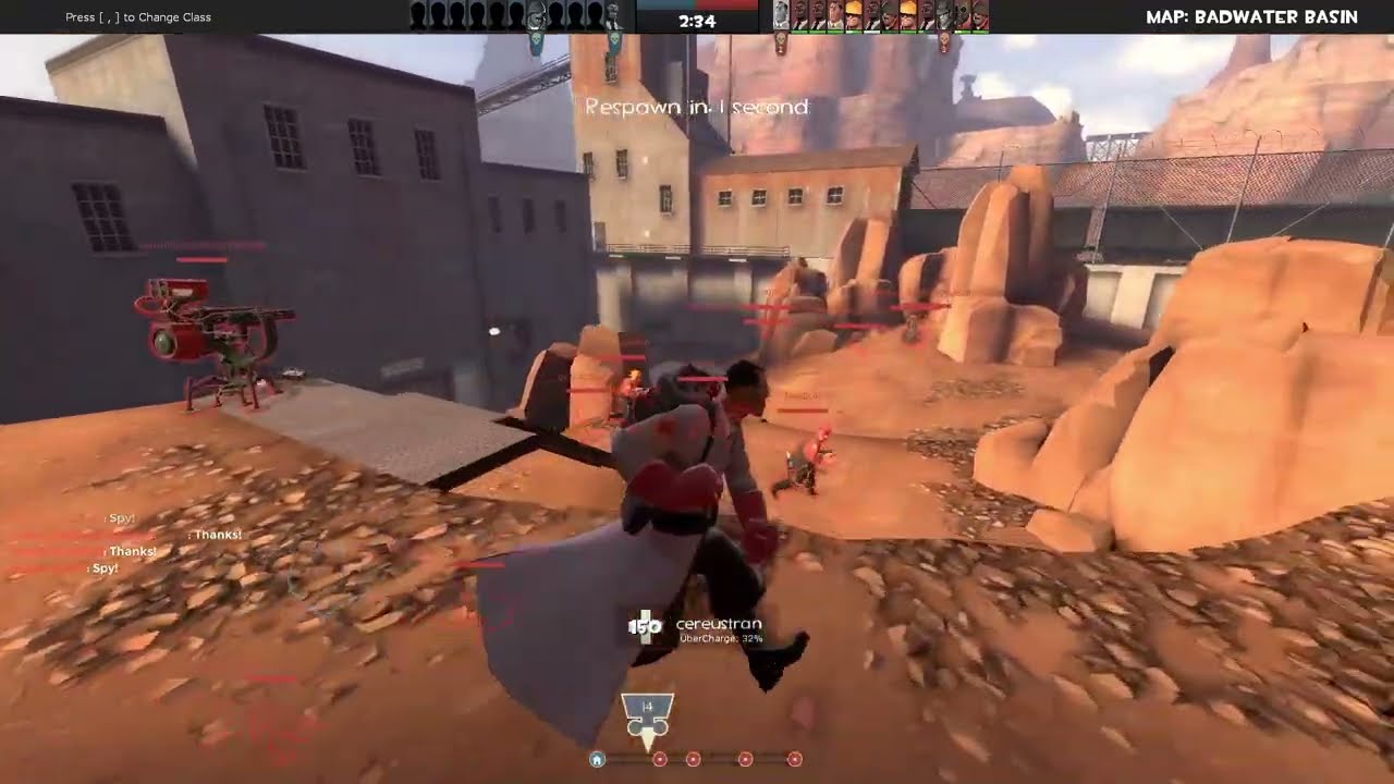 Team Fortress 2 Medic Gameplay