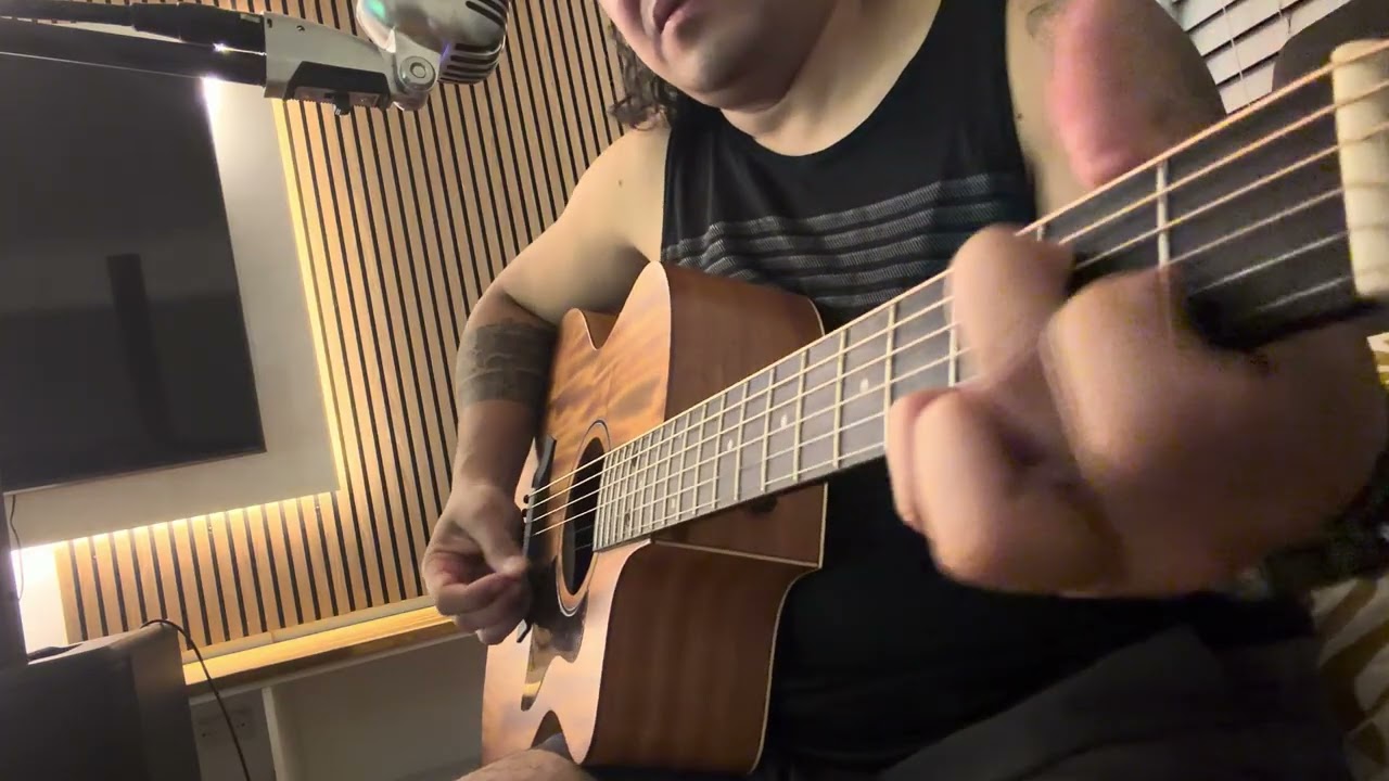 Now and Forever by Richard Marx acoustic cover (practice version)