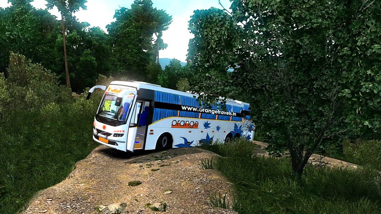 Can a Sleeper Bus Handle Off-Road Terrain? Volvo 9700 B9R in ETS2
