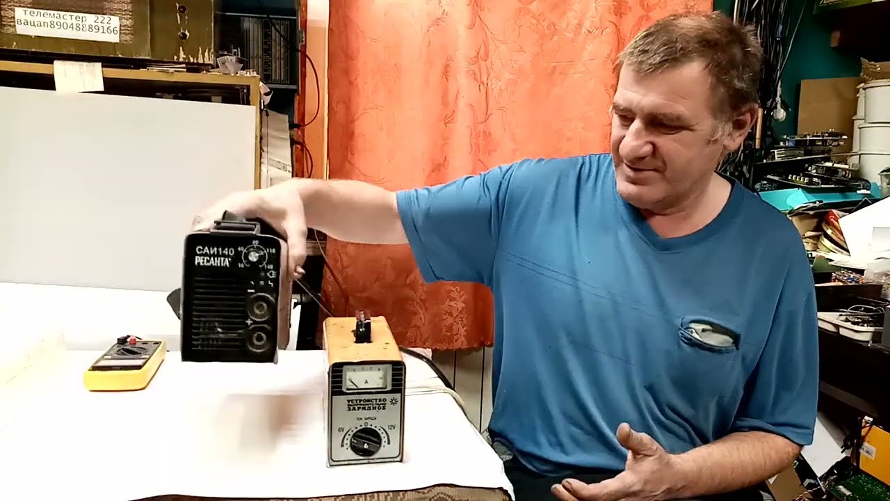 Ремонт сварочного инвертора Ресанта САИ 140: горит перегрузка,