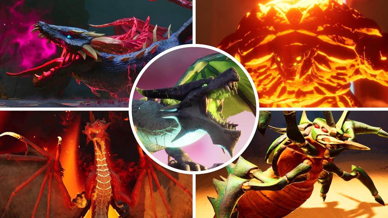 Runescape Dragonwilds - All Bosses (Solo, Melee, No Damage)
