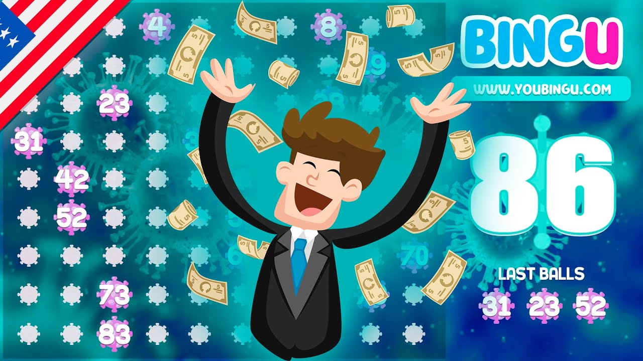 VIRTUAL BINGO 90 BALLS | VIRUS DESIGN | 2 GAMES WITH ENGLISH VOICE | BINGU