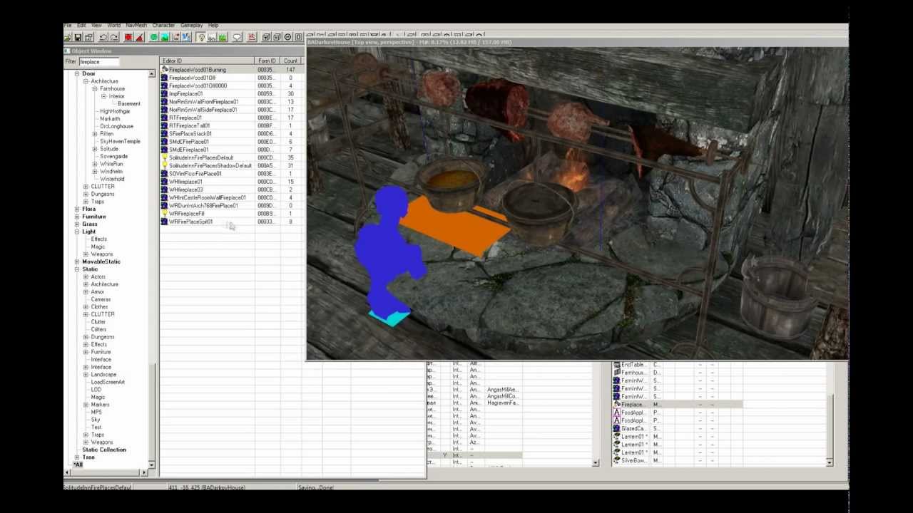 Skyrim Creation Kit - House Creation Timelapse