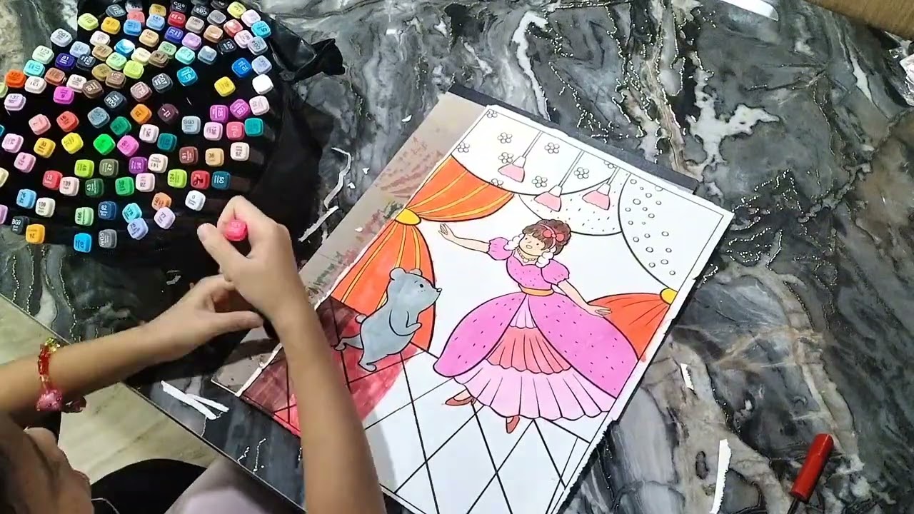 Coloring princess series 