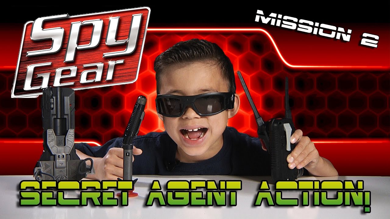 SPY GEAR: Quest for the GOLDEN EGG! Spike Mic, Video Glasses, Field Agent Spy Pen & Walkie Talkies