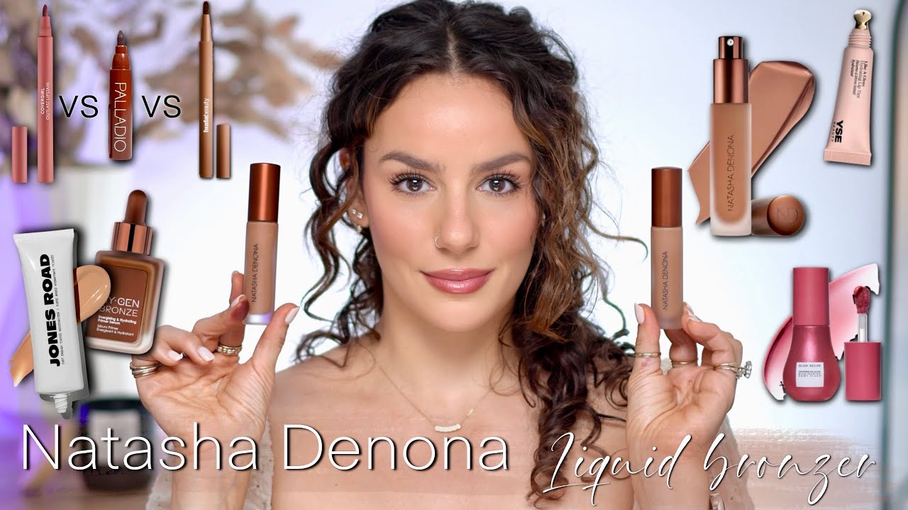 NATASHA DENONA LIQUID BRONZER + JONES ROAD Tinted Moisturizer, YSE Lip Balm,Glow Recipe Blush & More