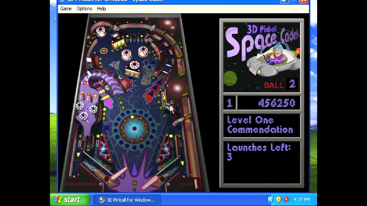 Windows XP 3D Pinball Episode7