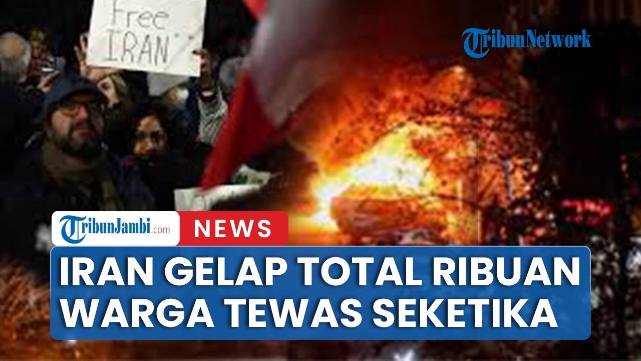 Memanas, Iran Gelap Total Ratusan Warga Tewas Seketika Pada Kerusuhan Teheran