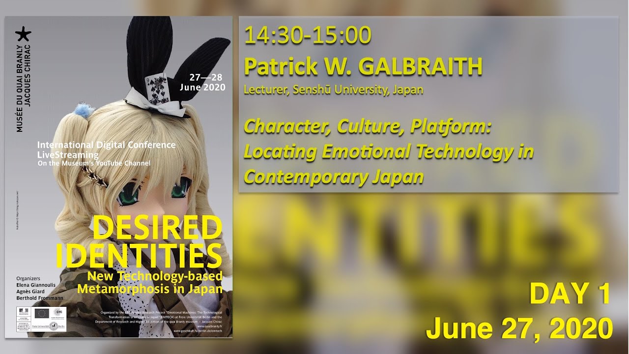 Character, Culture, Platform: Locating Emotional Technology in Contemporary Japan|Desired Identities