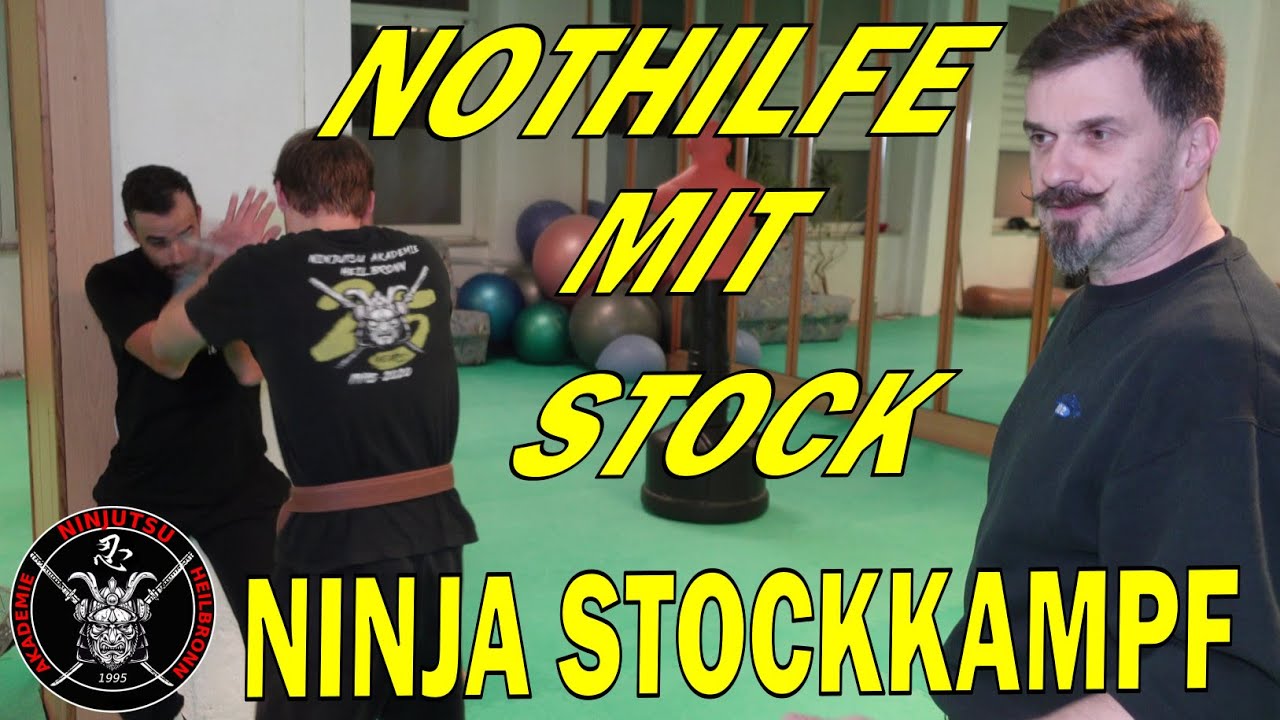 Nothilfe mit dem Schlagstock, anderen helfen - Wie ein Ninja das macht