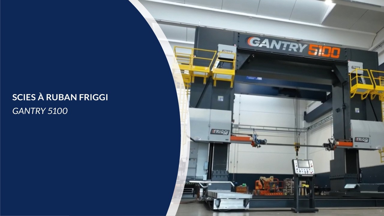 DIDELON MACHINES OUTILS - SCIE A RUBAN GANTRY 5100 FRIGGI