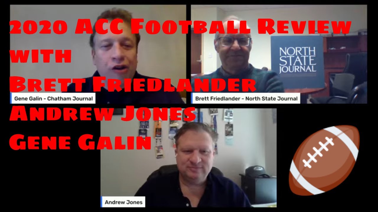 ACC Football News Roundup with Brett Friedlander, Andrew Jones & Gene Galin - 12.23.20