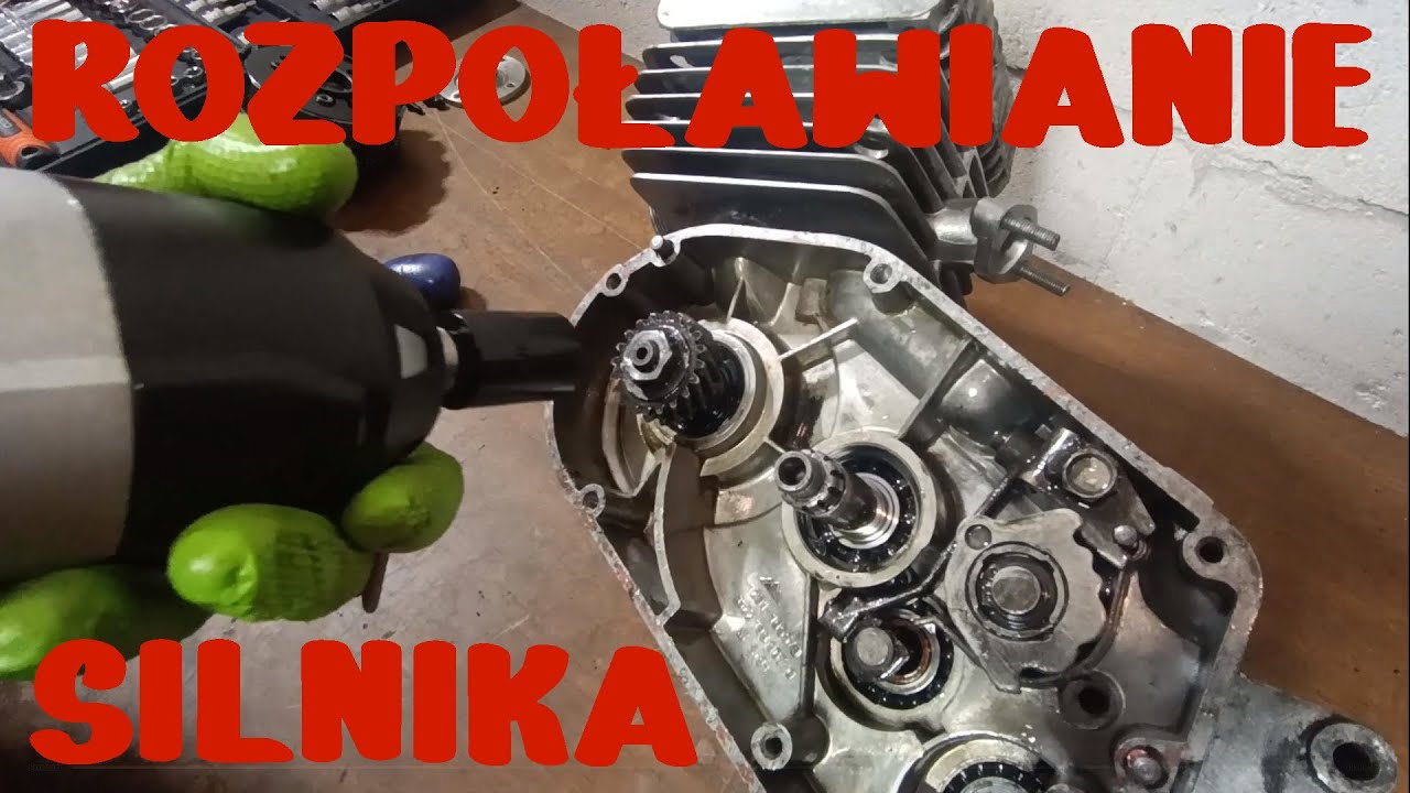 Naprawa skrzyni, rozpoławianie silnika simson 😱