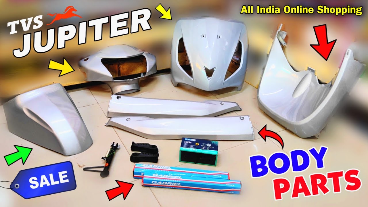 TVS Jupiter Full Body Parts Price List ⚪ || TVS Jupiter Body Kit • Online Shopping 🚚 +91 98932 35053