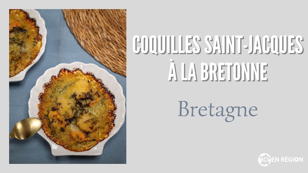 Coquilles Saint-Jacques à la bretonne