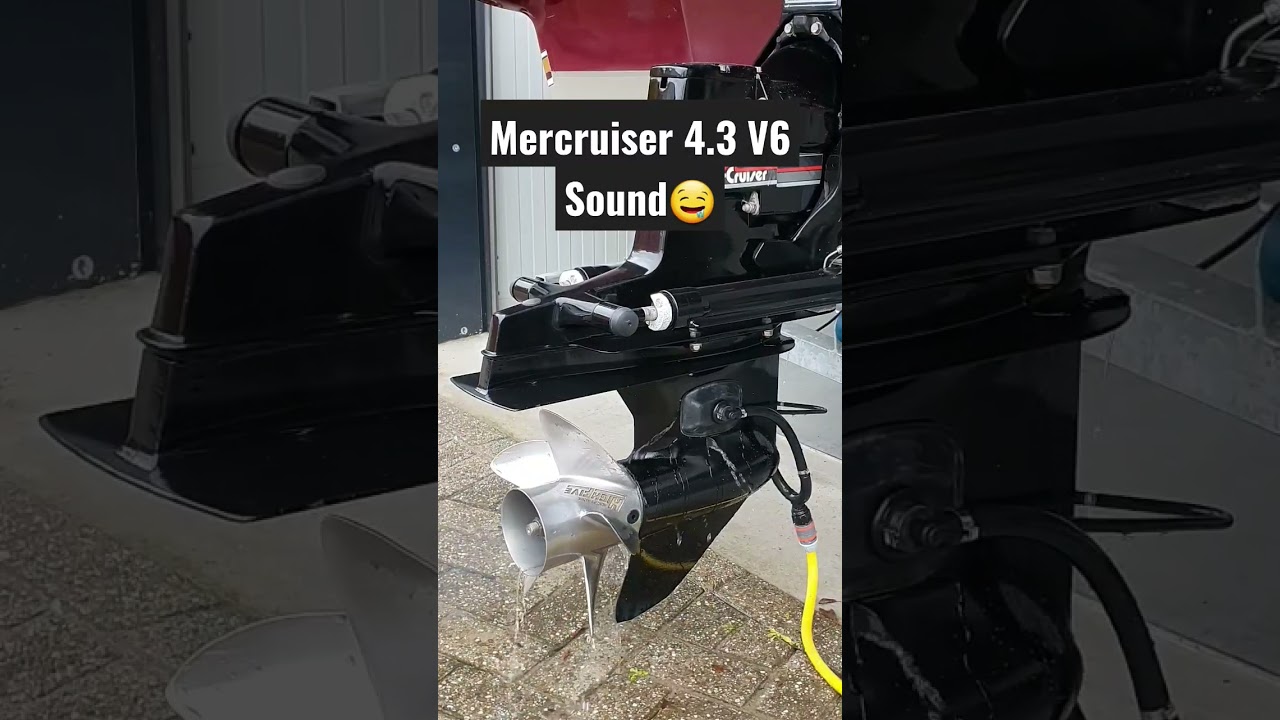 Mercruiser 4.3 V6 Sound #shorts #short #speedboat #shortsvideo #shortvideo #mercruiser