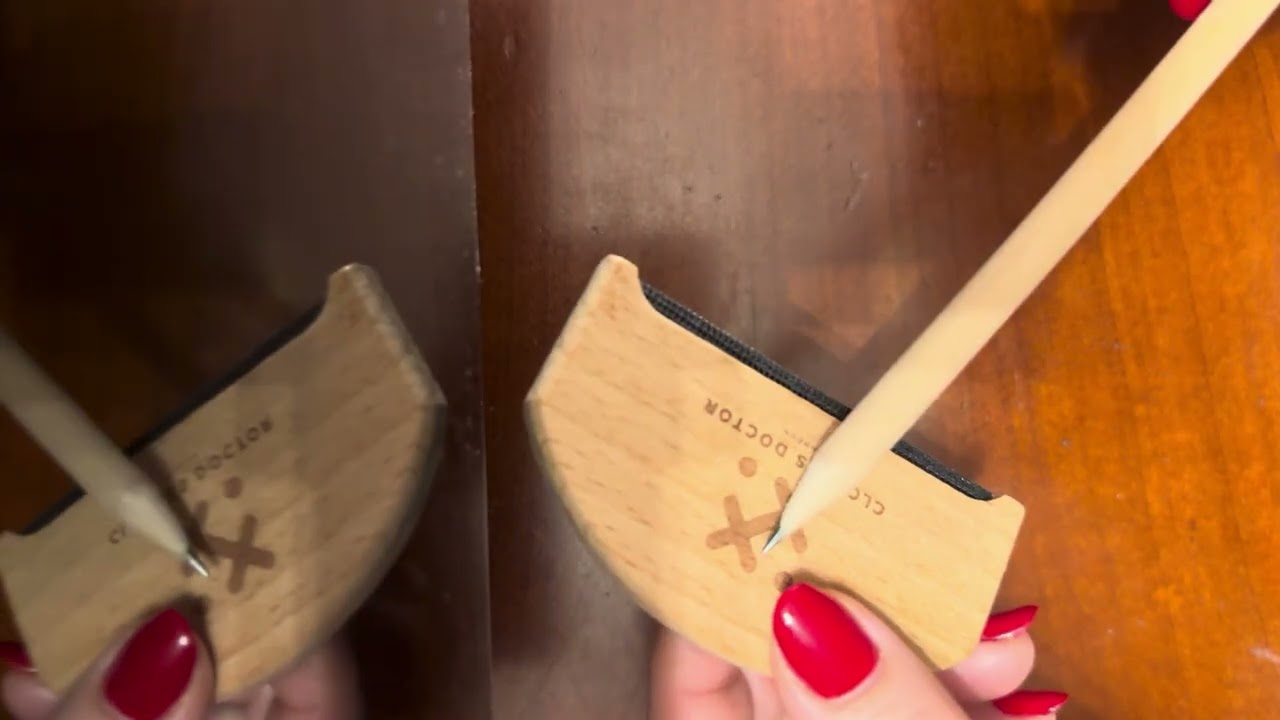 ASMR LoFI Tapping on a Wooden Clothes’ Comb