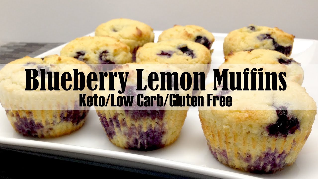 Blueberry Lemon Muffins - Keto and Low Carb