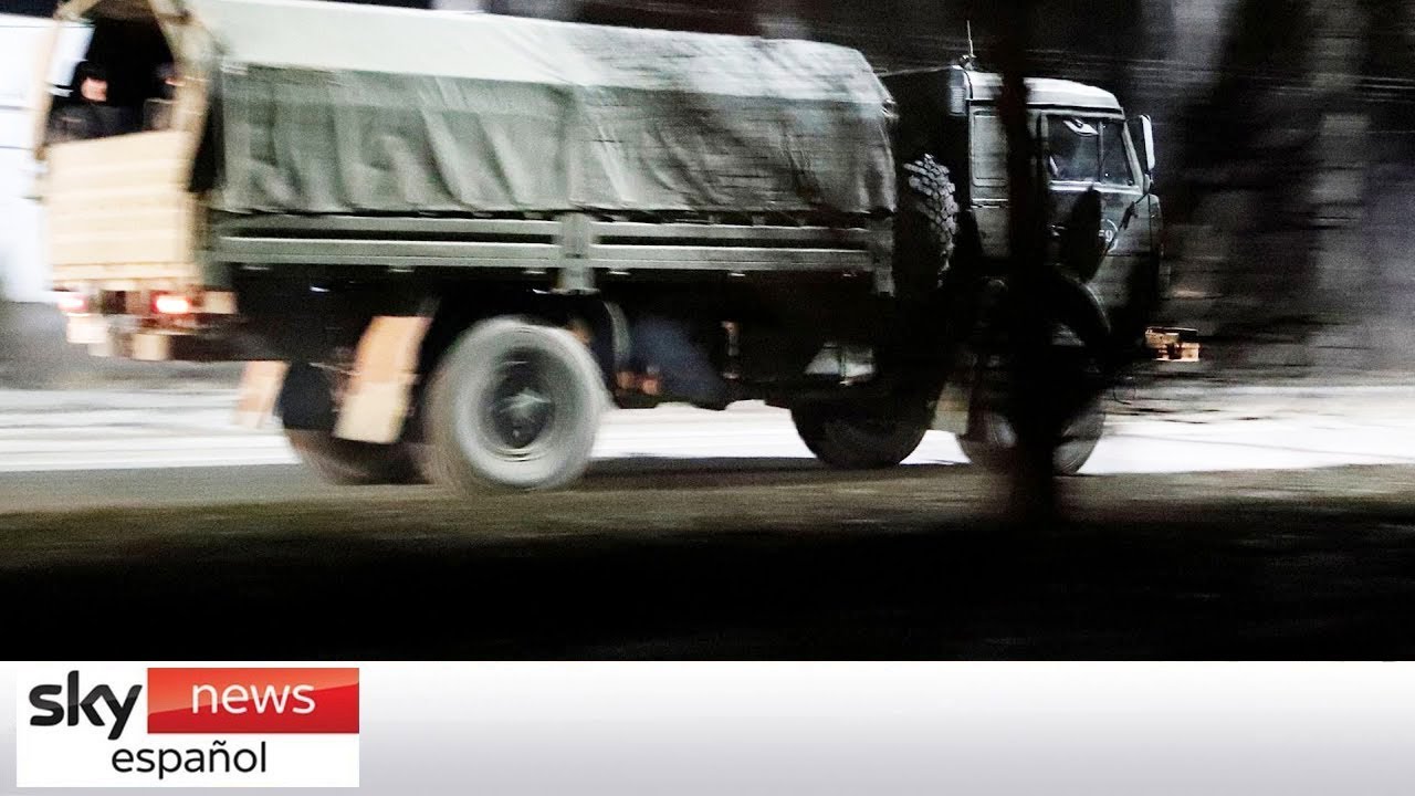 &Uacute;LTIMA HORA: tanques y blindados de transporte de tropas se acercan a la ciudad ucraniana de Donetsk