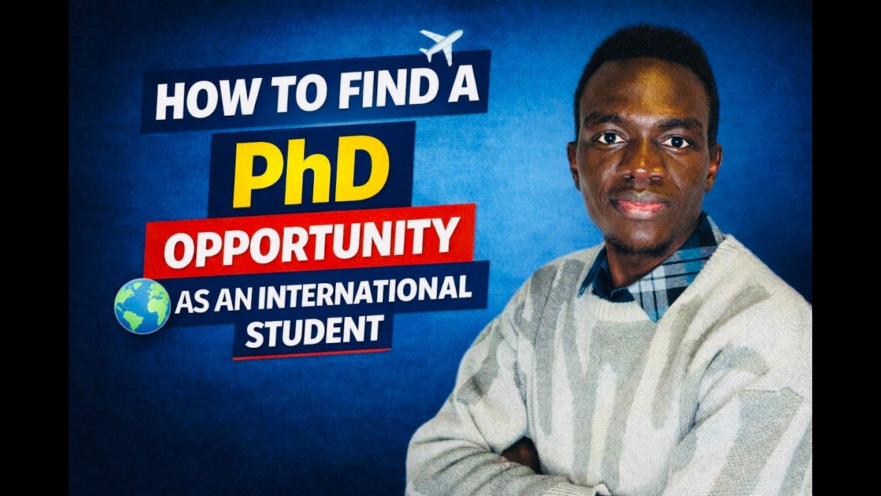 How to find a PhD opportunity as an international student
