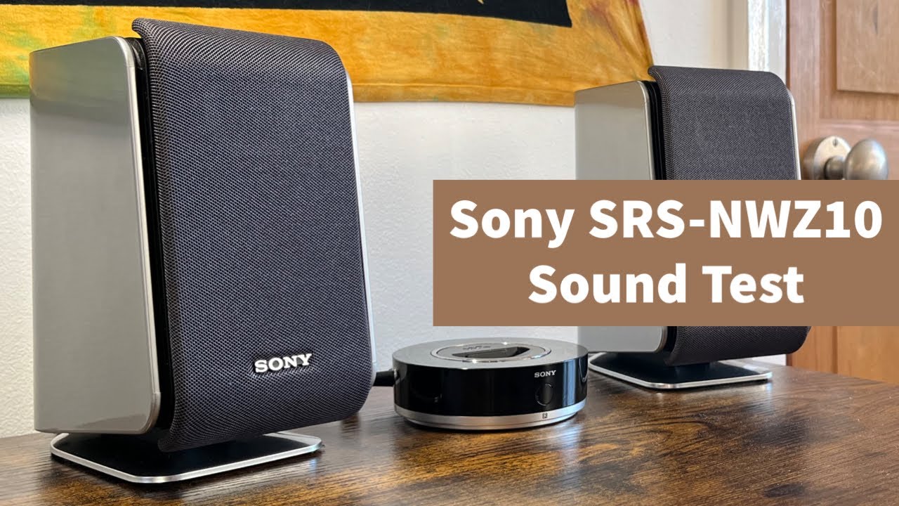 Sony SRS-NWZ10 Multimedia Speakers - Sound Test + Bass Test