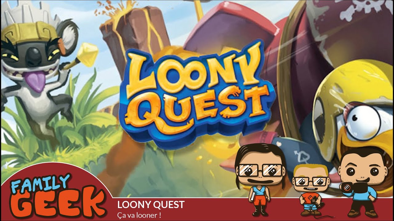 LOONY QUEST - Jeu de société de dessin et orientation spatiale - Family Geek - Ejayremy | Ejayremy