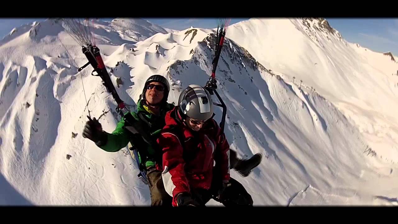 Ski La PlaGnE 2014 Gopro hero2 parapente