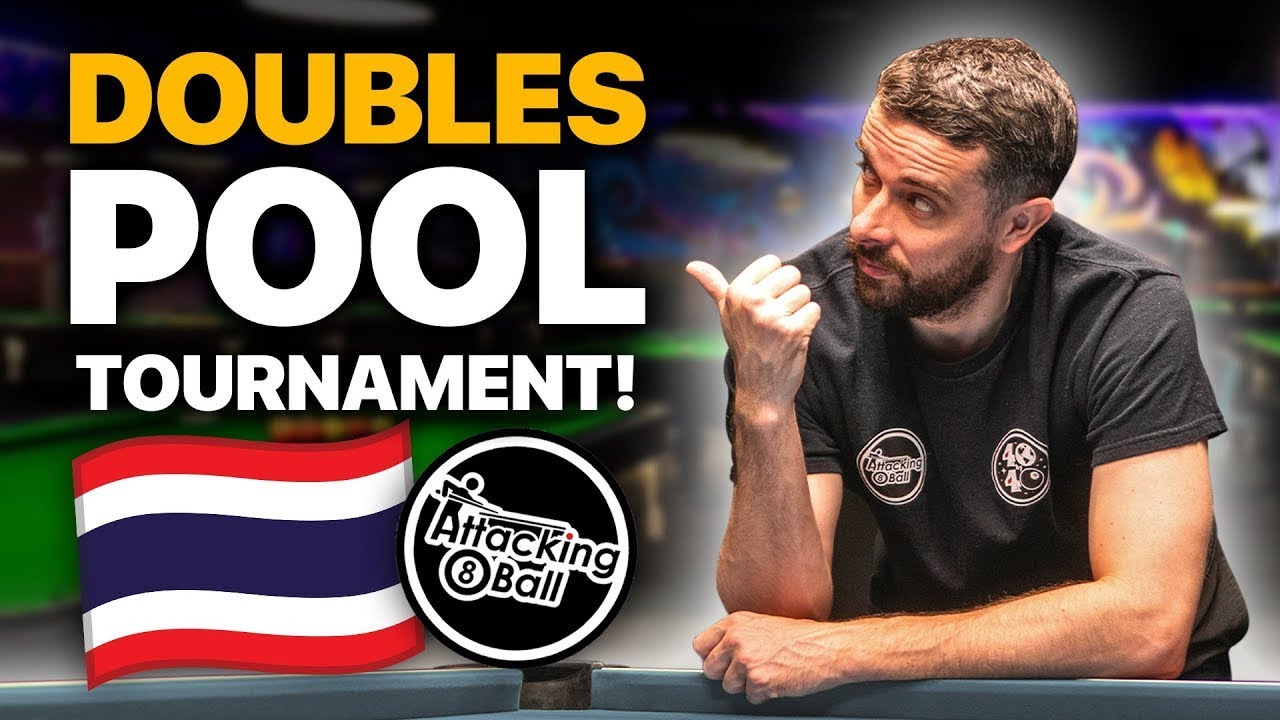 Playing With Locals in a Thai Doubles Pool Tournament (Full Match)