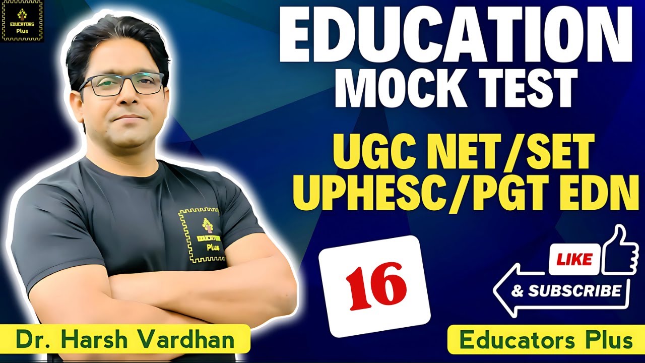 UGC NET EDUCATION, UPHESC Assistant Professor/PGT Education #educators_plus