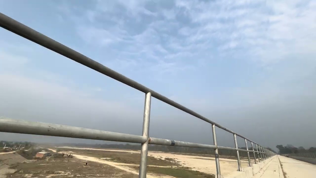 Railway bridge exploring In Chandrapur Rautahat Nepal 